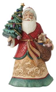 Santa with Tree and Toybag