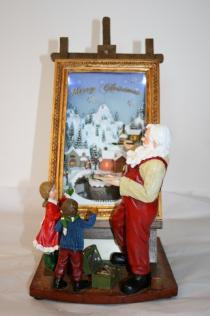 Babbo Natale pittore