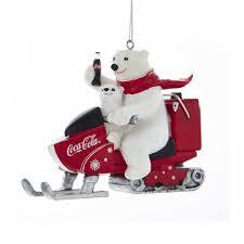 Coca Cola Decorazione Albero Natale Orso Motoslitta