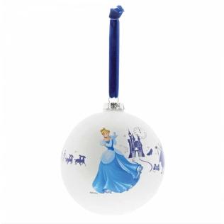 Disney Enchanting Pallina di Natale La Bella e Cenerentola 10 cm A29788