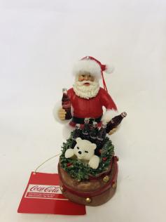 Babbo Natale Coca Cola con sacco Orso polare