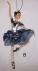 Ballerina pendant with beaded tutu - photo 1