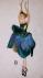 Ballerina pendant with colorful dress - photo 1